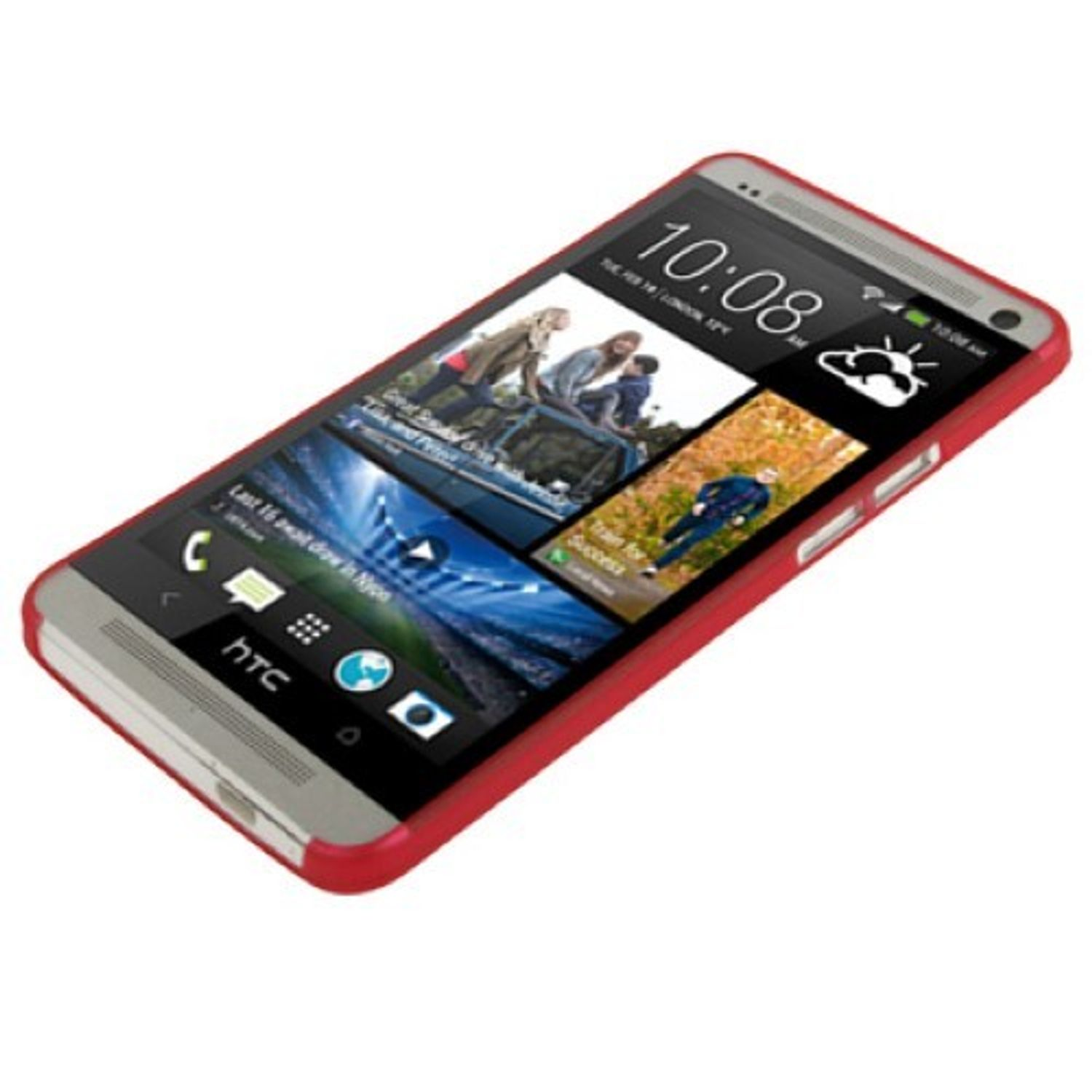 DESIGN HTC, Backcover, Rot One, KÖNIG Handyhülle,