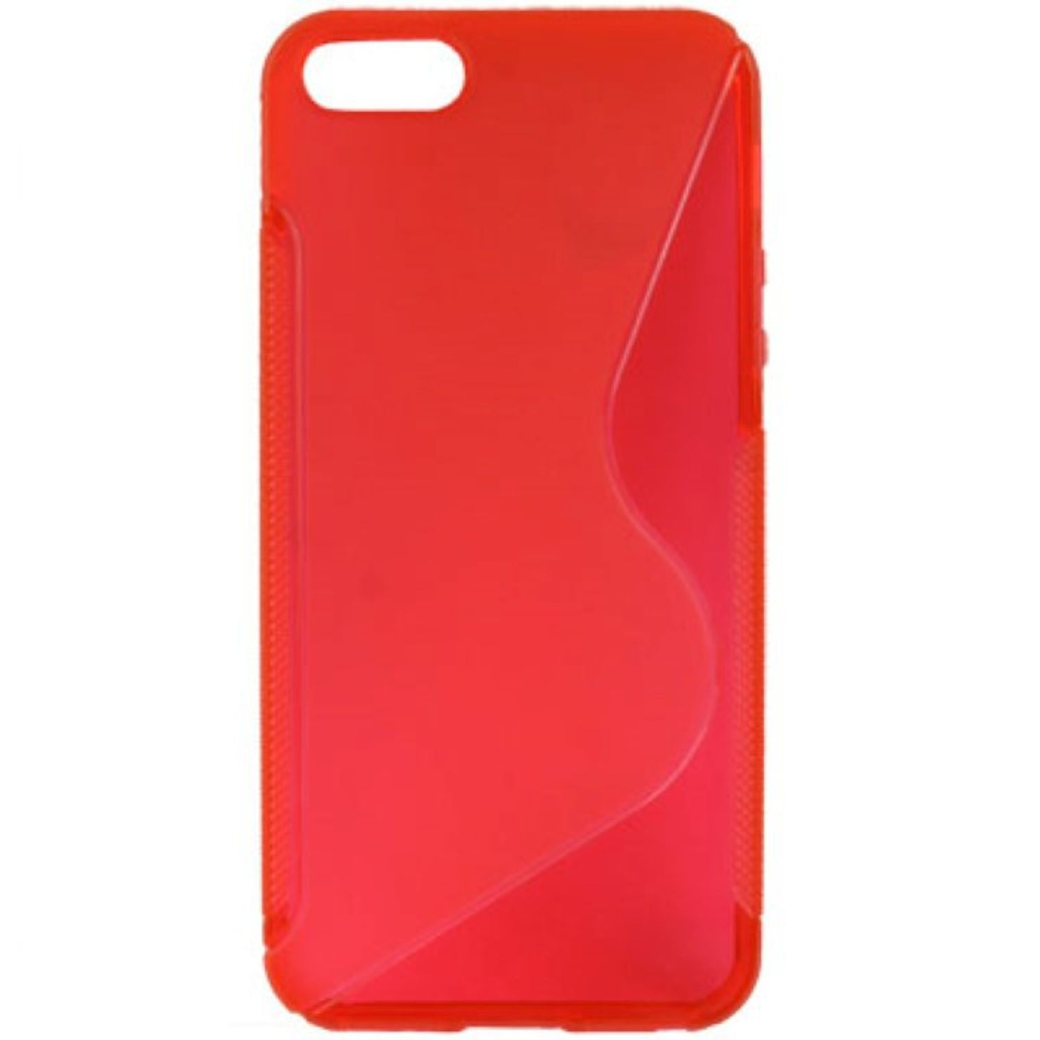 KÖNIG DESIGN Handyhülle, iPhone 5s 5 / SE, Rot Backcover, / Apple