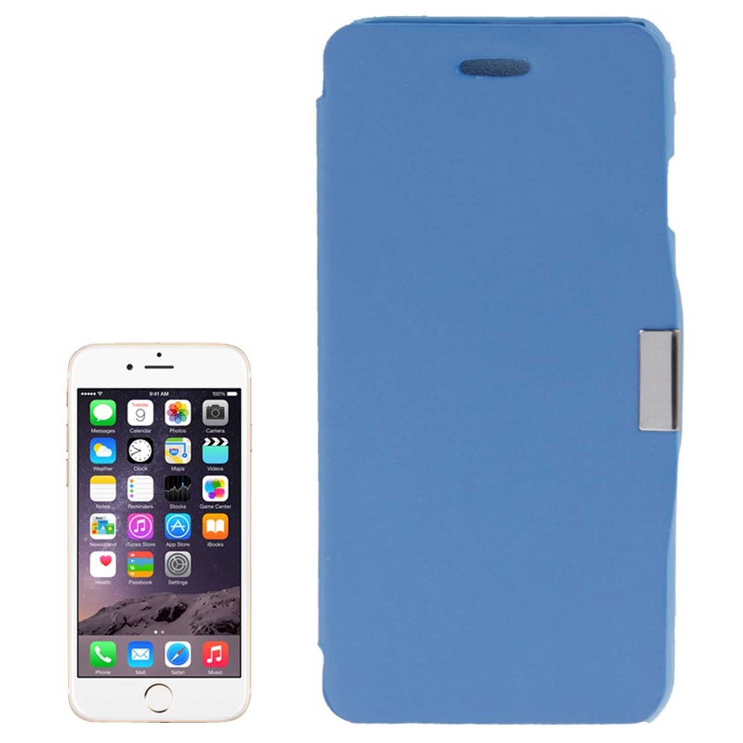 6 Blau KÖNIG Backcover, / Apple, iPhone 6s, Handyhülle, DESIGN