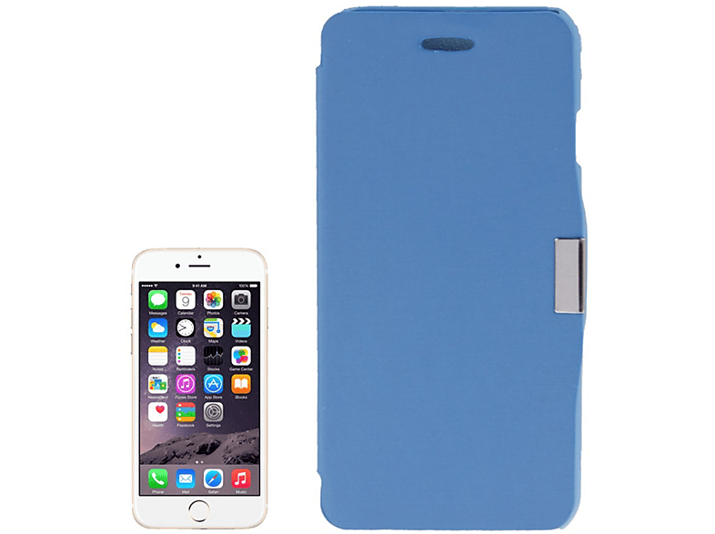 DESIGN Blau Apple, iPhone Backcover, 6 / KÖNIG Handyhülle, 6s,