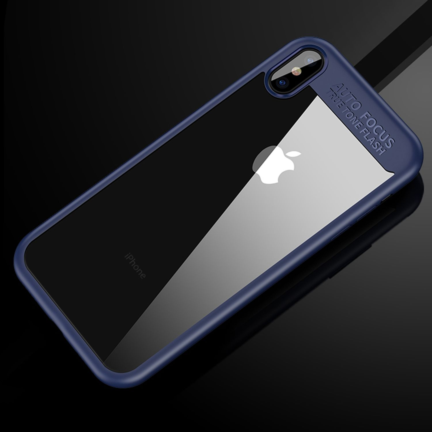 Apple, iPhone DESIGN XS, KÖNIG Blau Backcover, Handyhülle,