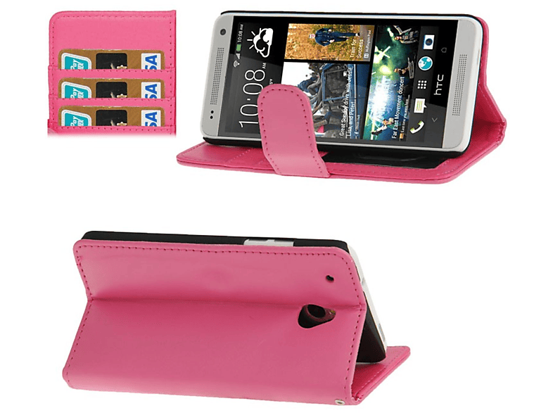 Mini, Handyhülle, KÖNIG One Backcover, Rosa DESIGN HTC,