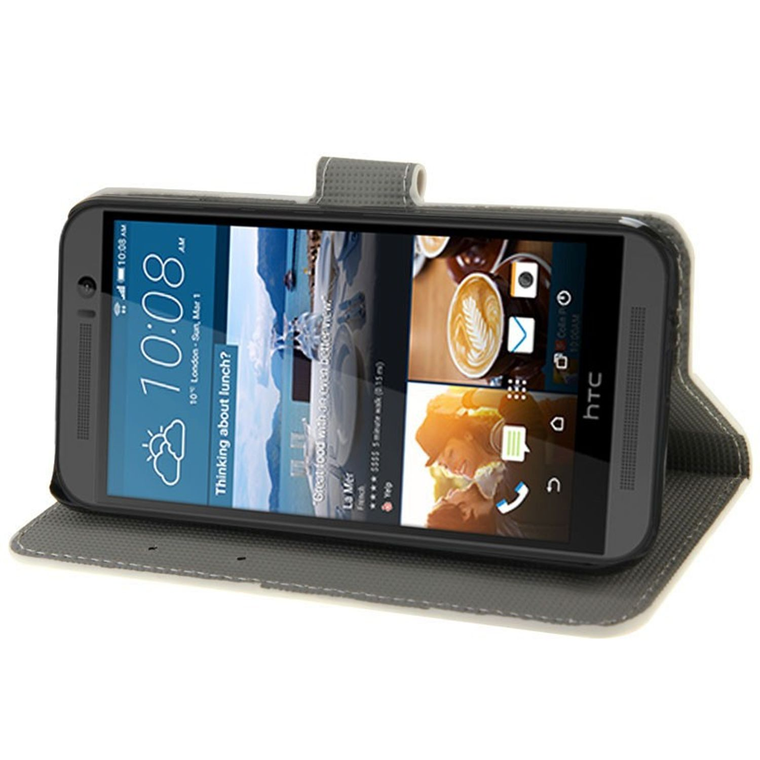 Handyhülle, KÖNIG HTC, One Mehrfarbig DESIGN M9, Backcover,