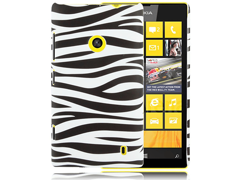 KÖNIG DESIGN Handyhülle, Backcover, Nokia, Lumia 520, Schwarz | Backcover