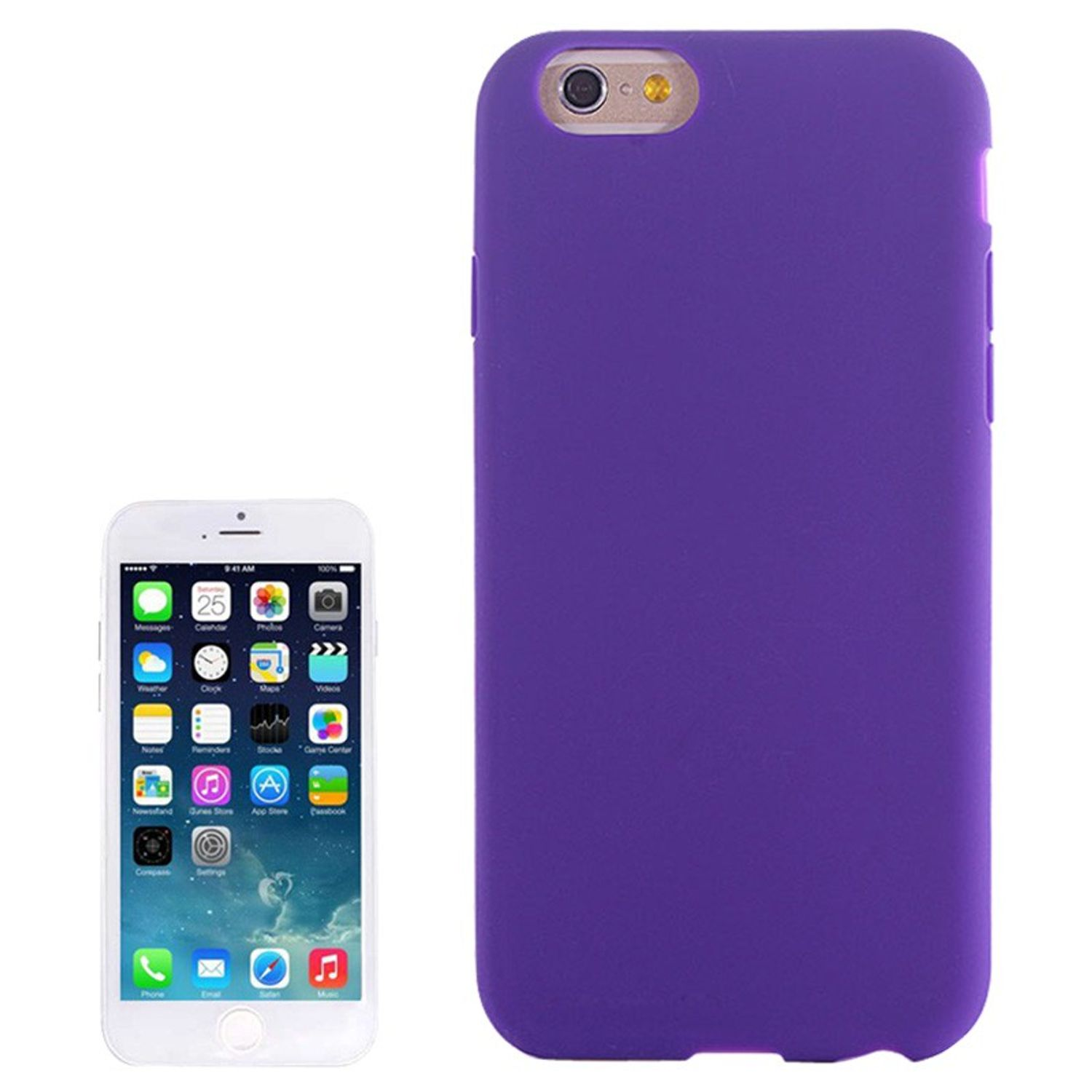 iPhone KÖNIG Handyhülle, 6s, DESIGN Apple, 6 Violett Backcover, /