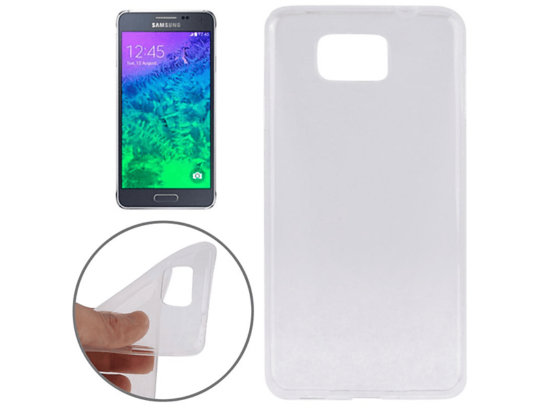 KÖNIG Dünn Samsung, Handyhülle Bumper, Ultra Transparent Galaxy Backcover, DESIGN Alpha,