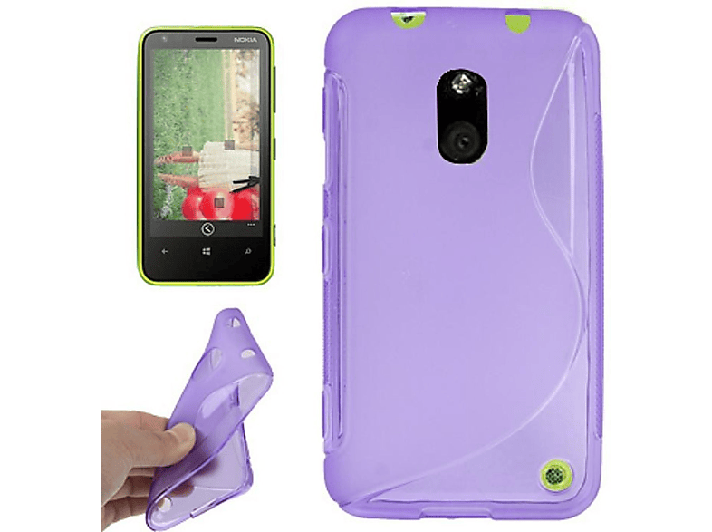 KÖNIG DESIGN Handyhülle, Backcover, Nokia, Lumia 620, Violett