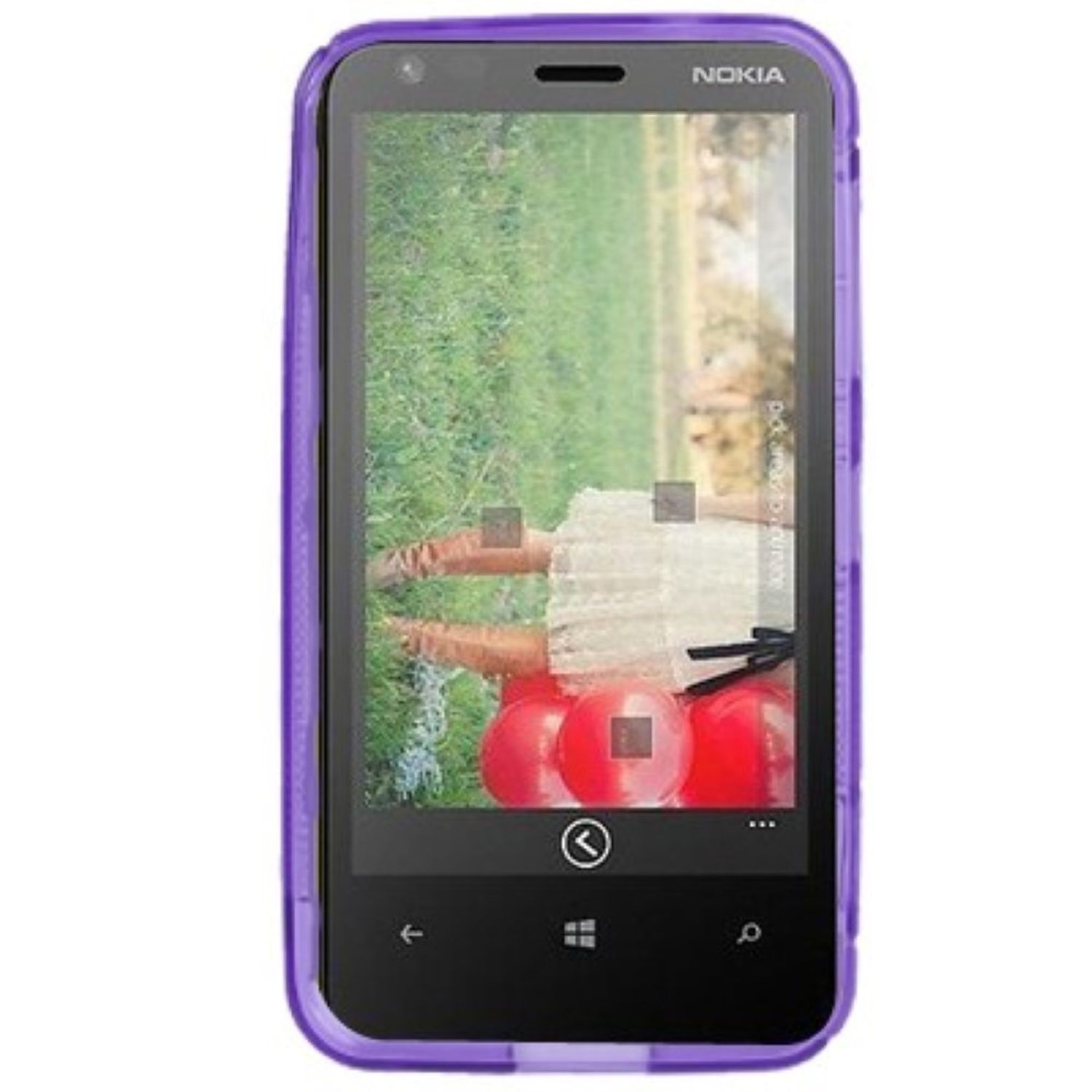 DESIGN KÖNIG Nokia, Backcover, Lumia Handyhülle, Violett 620,