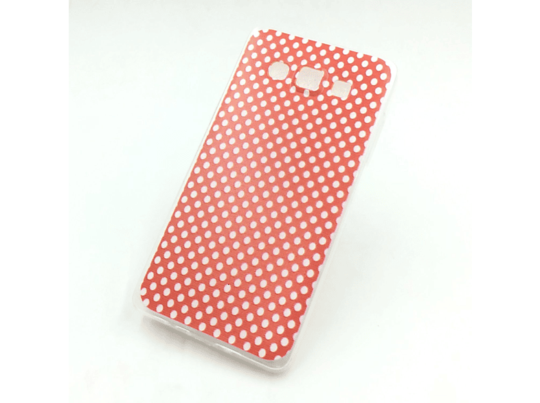 KÖNIG DESIGN Handyhülle, Backcover, Samsung, Galaxy A5 (2015), Rot | Backcover