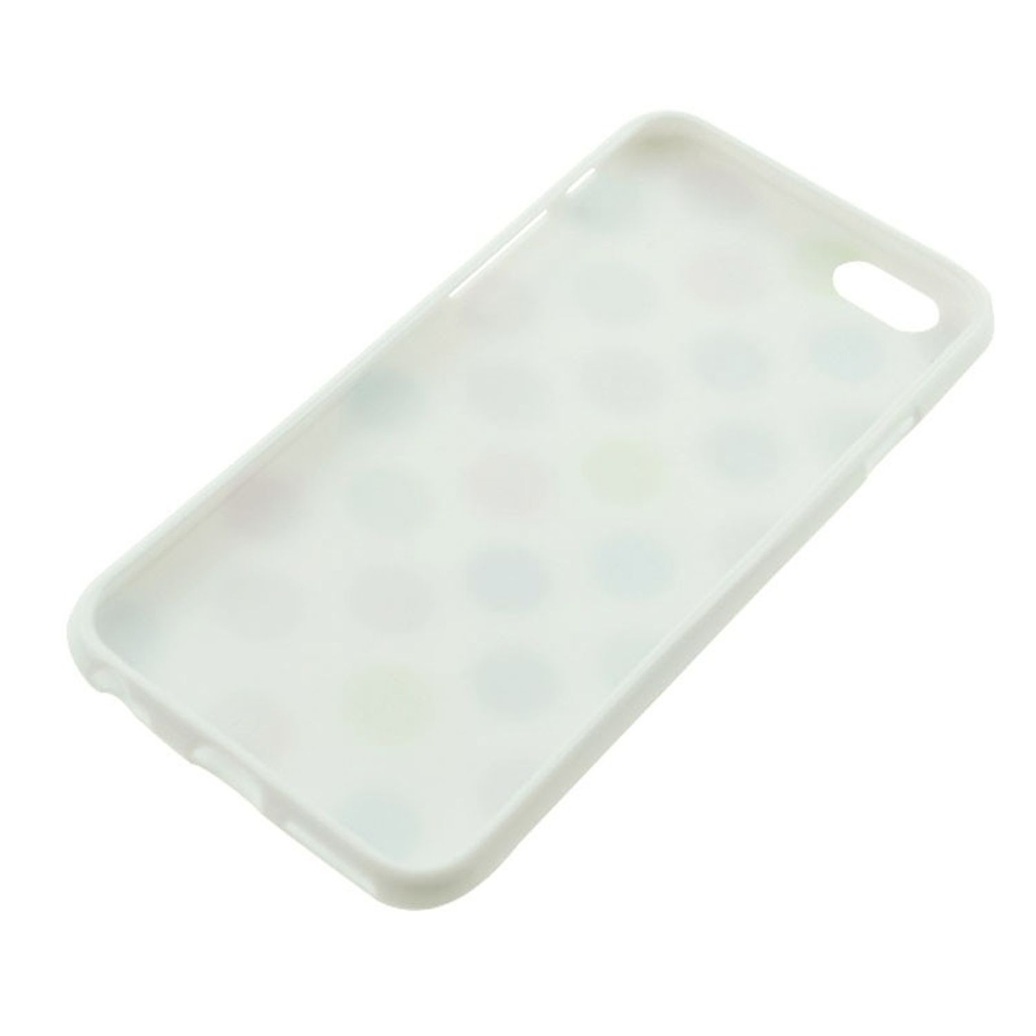 Weiß Backcover, KÖNIG iPhone DESIGN / 6s, Handyhülle, 6 Apple,