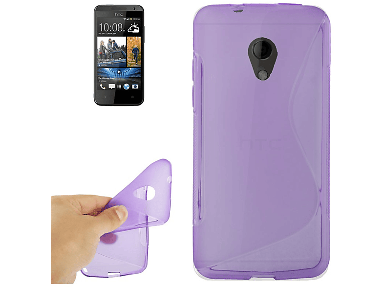 KÖNIG DESIGN Violett HTC, Backcover, Desire Handyhülle, 700