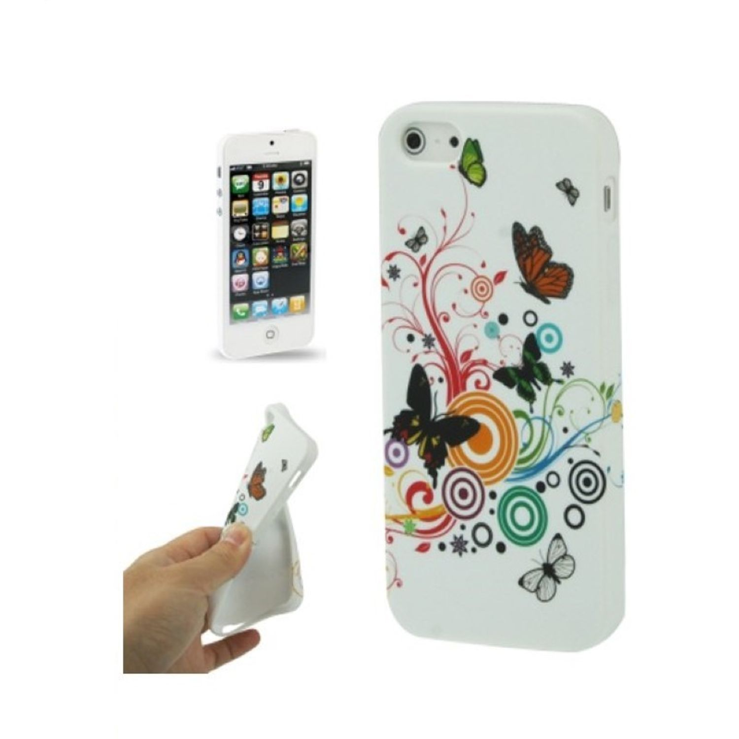 Mehrfarbig iPhone / Handyhülle, KÖNIG 5 / SE, Apple, 5s Backcover, DESIGN