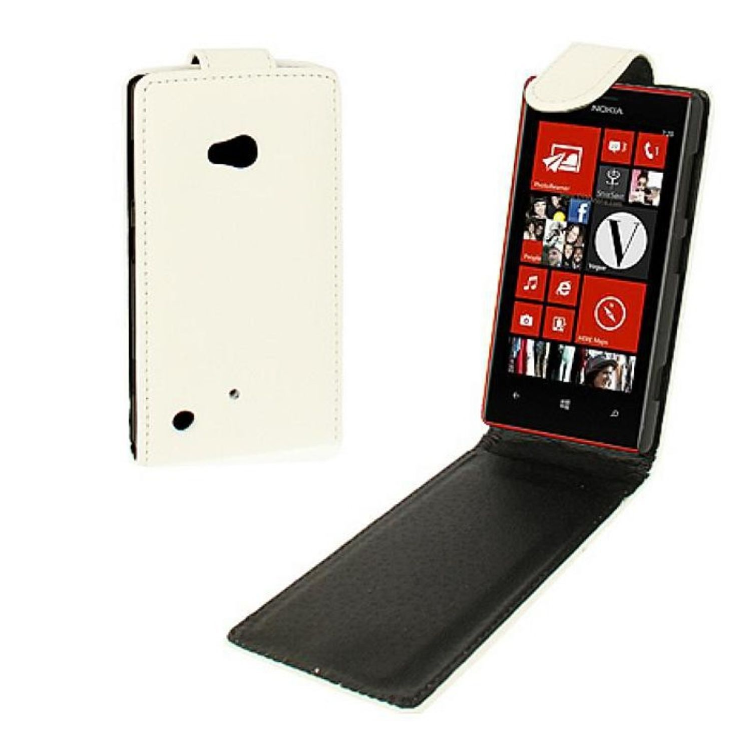 KÖNIG DESIGN Handyhülle, Backcover, Nokia, Lumia 720, Weiß