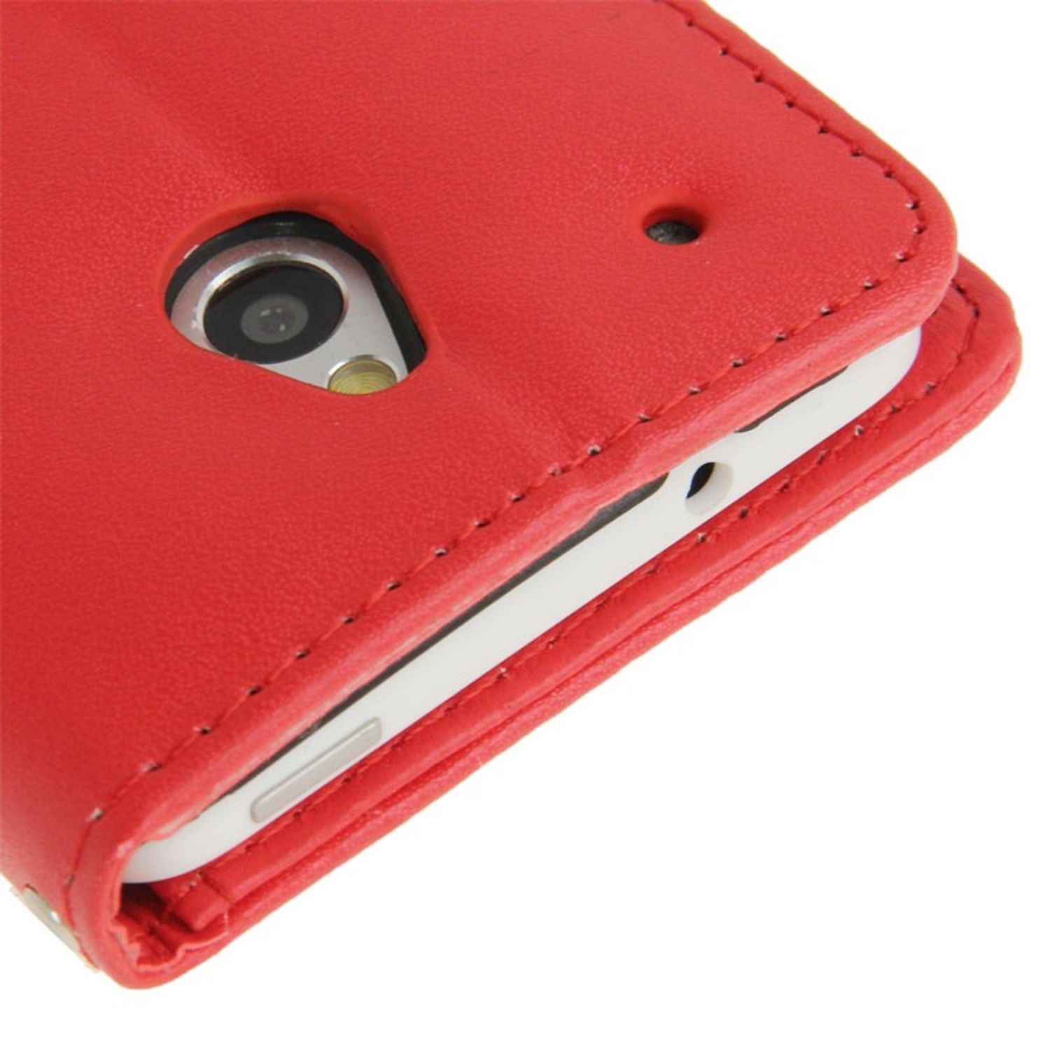 KÖNIG DESIGN Mini, Rot Handyhülle, Backcover, One HTC