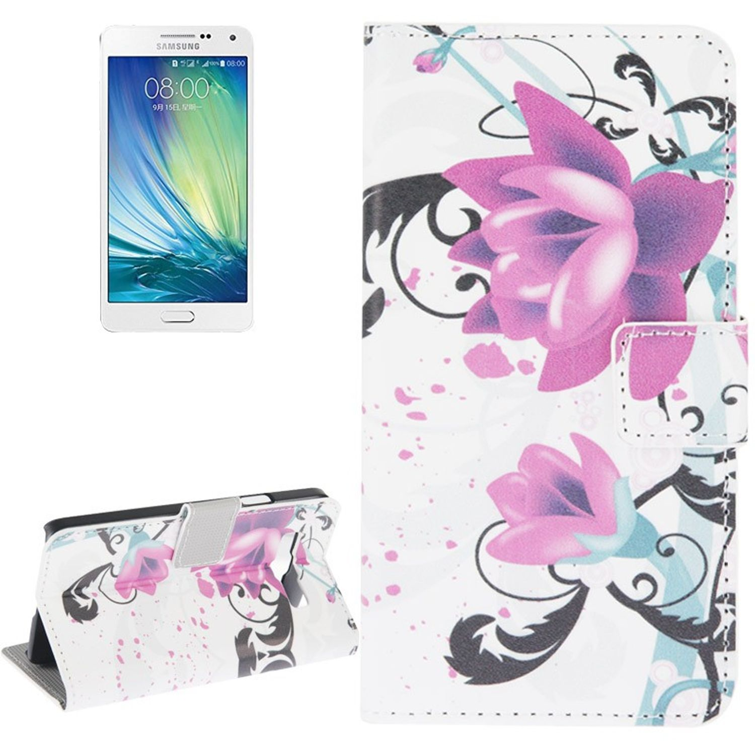 KÖNIG DESIGN Handyhülle, Mehrfarbig Backcover, Samsung, Galaxy A3 (2015)