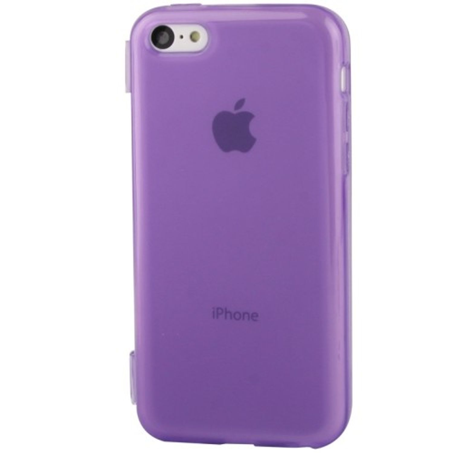 KÖNIG DESIGN Handyhülle, Backcover, iPhone 5c, Violett Apple