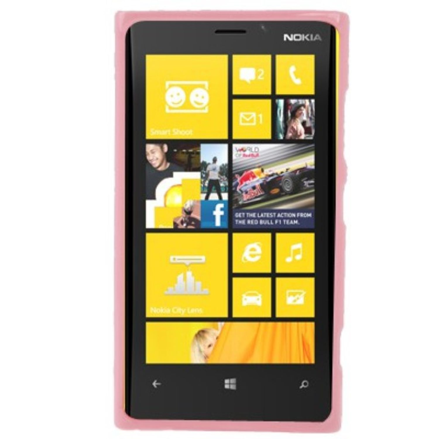 Handyhülle, DESIGN Rosa Backcover, 920, Lumia Nokia, KÖNIG