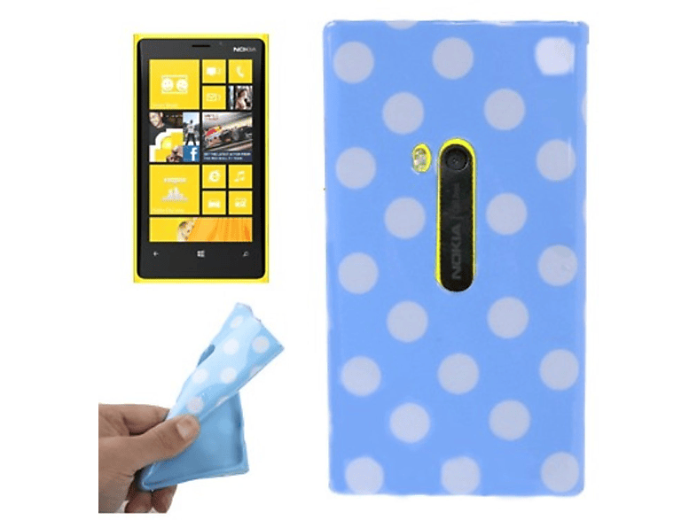 Lumia Handyhülle, DESIGN KÖNIG Blau Backcover, 920, Nokia,