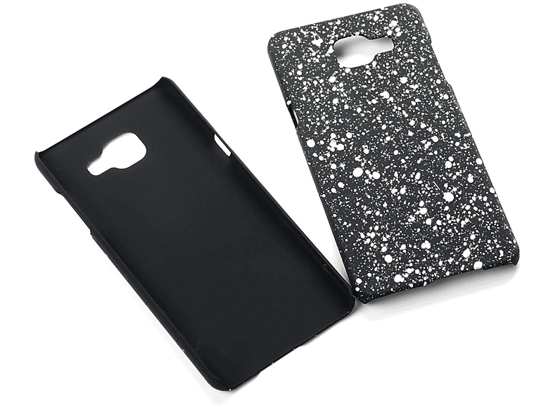 KÖNIG DESIGN Handyhülle, Galaxy A5 (2016), Backcover, Samsung, Schwarz