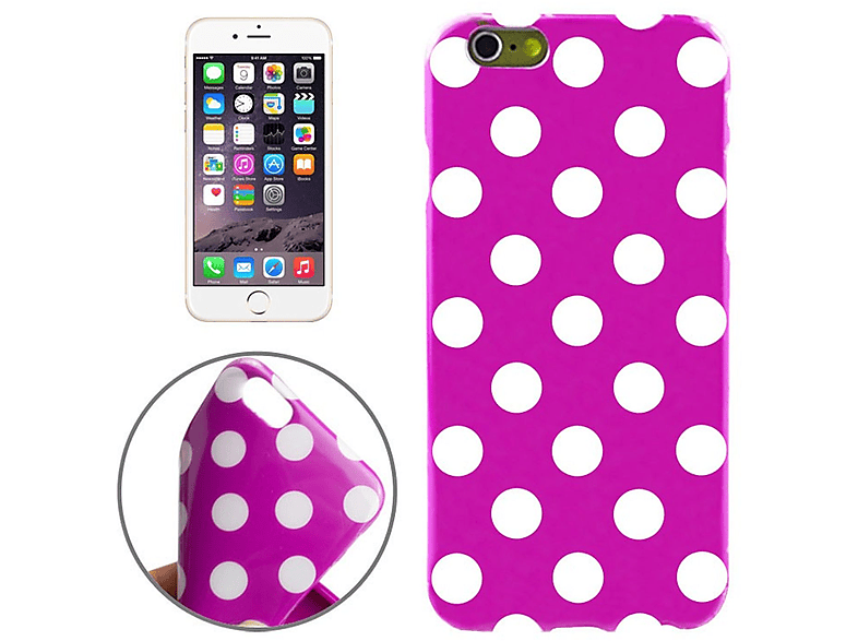 IPhone Backcover, / Plus Handyhülle, 6 Plus, DESIGN Violett Apple, 6s KÖNIG