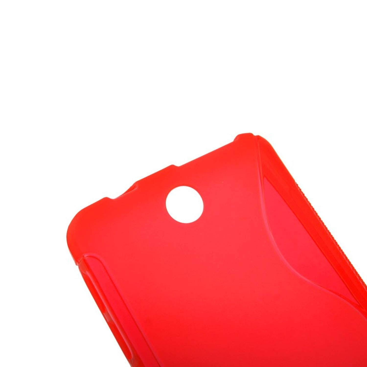 KÖNIG DESIGN Handyhülle, Nokia, Backcover, Rot 501, Asha