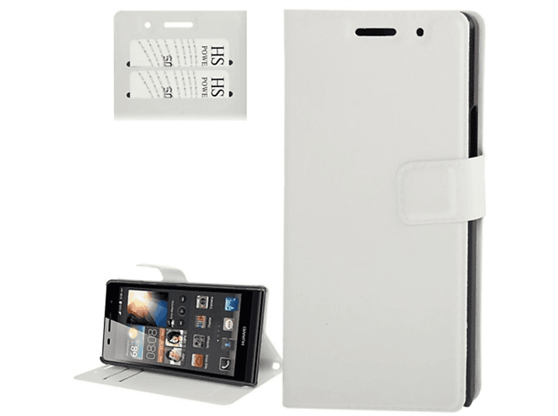 KÖNIG DESIGN Handyhülle, Backcover, Huawei, Ascend P6, Weiß