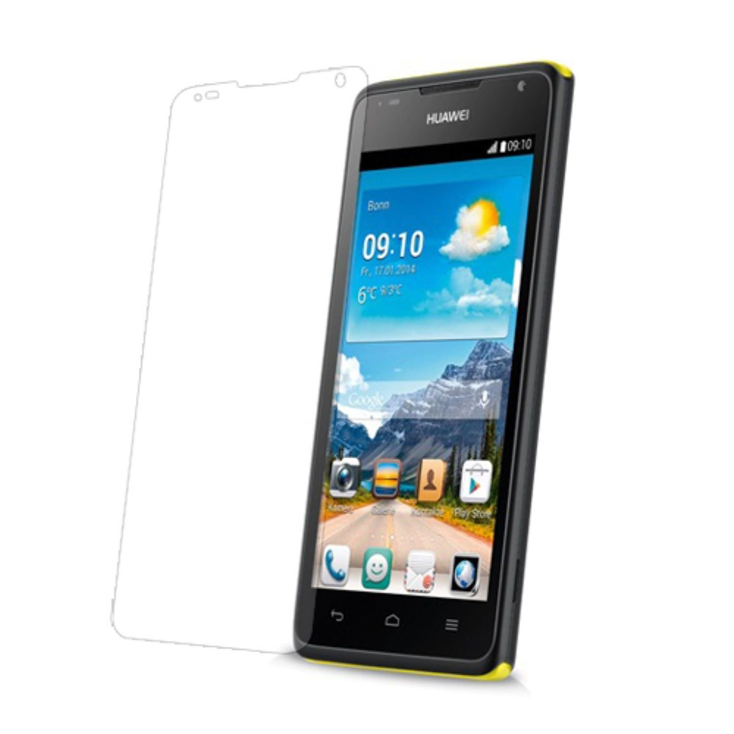 Huawei, Handyhülle, KÖNIG Transparent Ascend DESIGN Y530, Backcover,