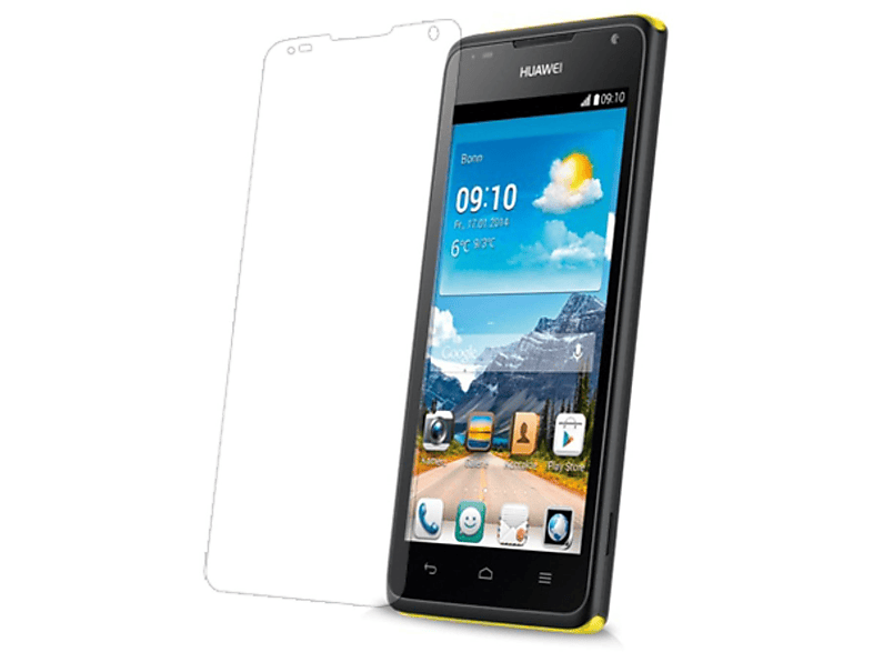 Transparent Y530, Huawei, Ascend KÖNIG DESIGN Backcover, Handyhülle,