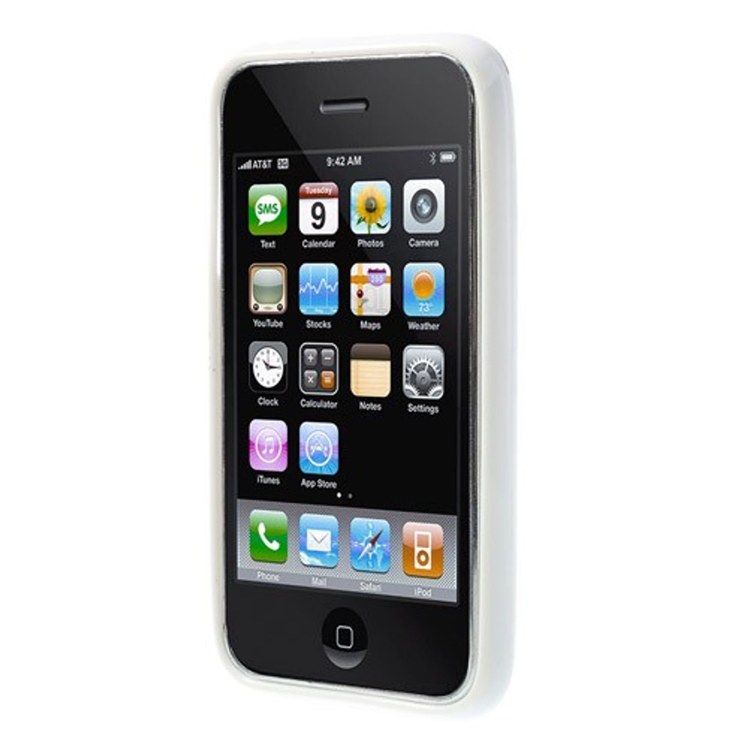 iPhone Backcover, DESIGN Apple, 3 / Handyhülle, Weiß KÖNIG / 3GS, 3G