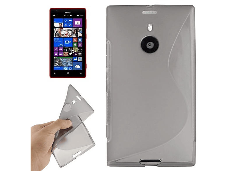 KÖNIG DESIGN Handyhülle, Backcover, Nokia, Lumia 1520, Grau
