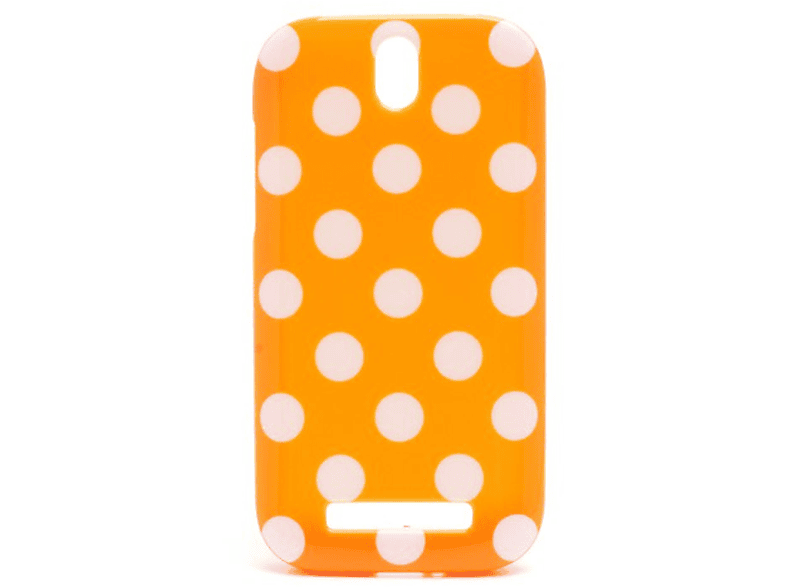 KÖNIG DESIGN One Backcover, Handyhülle, HTC, T528t, ST Orange