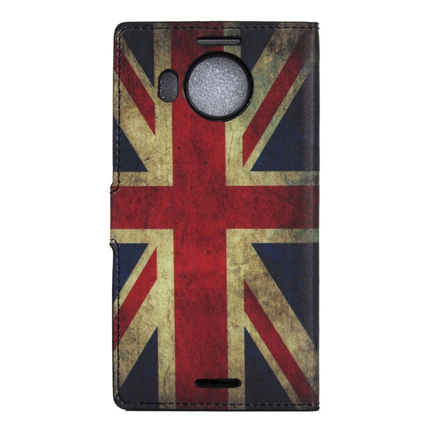 Handyhülle mit Union Jack Flaggen-Design. Der Hintergrund ist weiß.