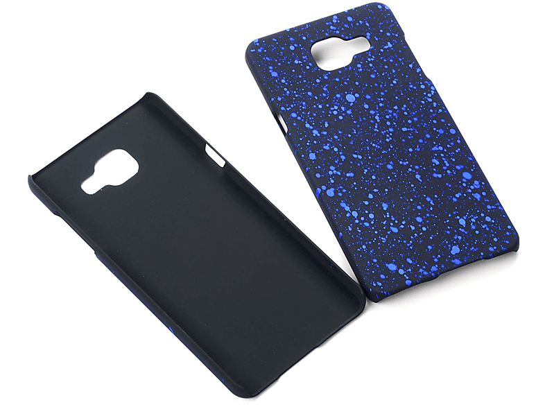 DESIGN KÖNIG Schwarz Galaxy Backcover, A5 Samsung, Handyhülle, (2016),