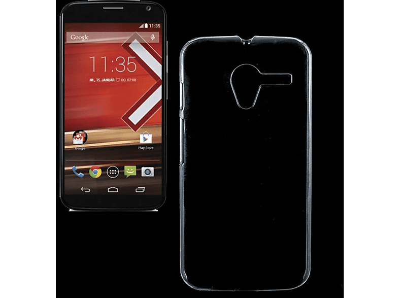 Handyhülle, KÖNIG Transparent X, Moto Motorola, Backcover, DESIGN