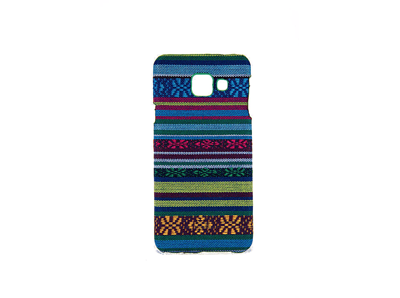 Galaxy (2016), KÖNIG Blau DESIGN Backcover, A3 Handyhülle, Samsung,