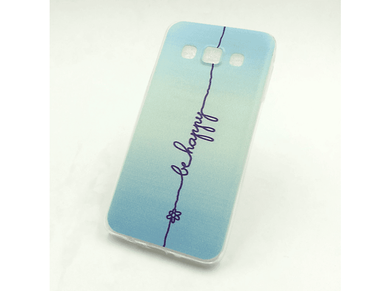Galaxy Handyhülle, A3 (2015), DESIGN Samsung, Blau KÖNIG Backcover,