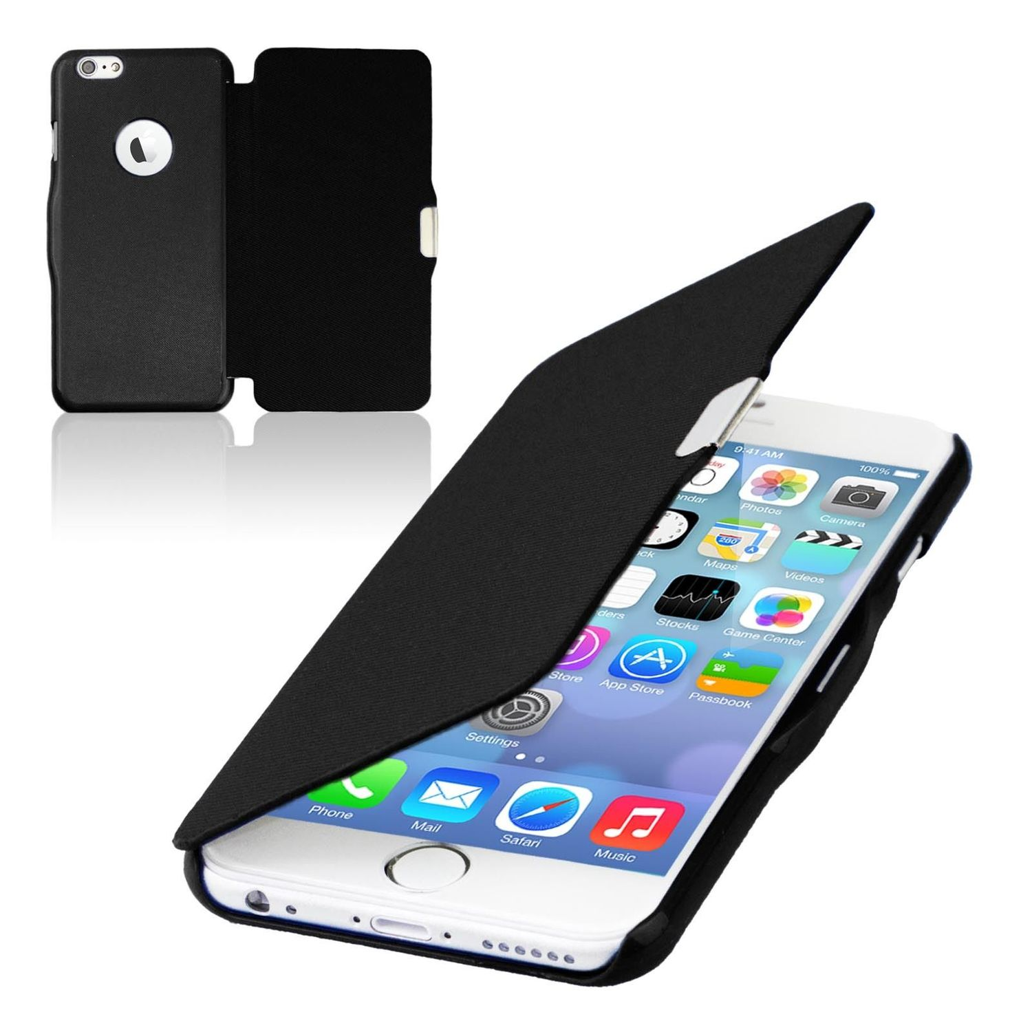 KÖNIG DESIGN 6s Plus / Schwarz Backcover, Plus, Apple, Handyhülle, 6 IPhone