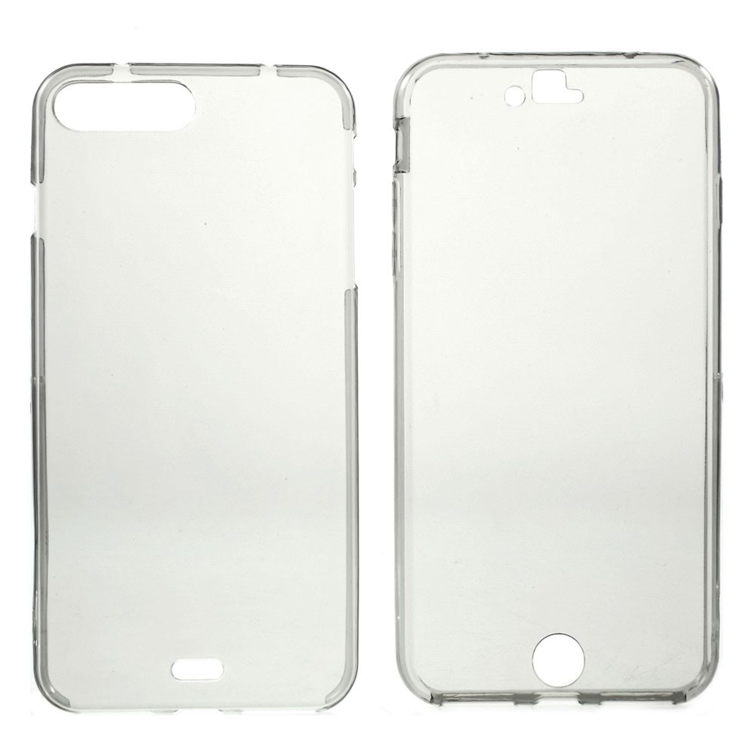 KÖNIG DESIGN Handyhülle, Backcover, iPhone Transparent Apple, 8 Plus