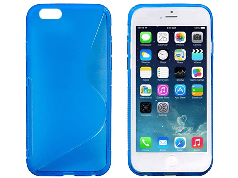 Blau KÖNIG Backcover, 6 Apple, / Handyhülle, 6s, iPhone DESIGN