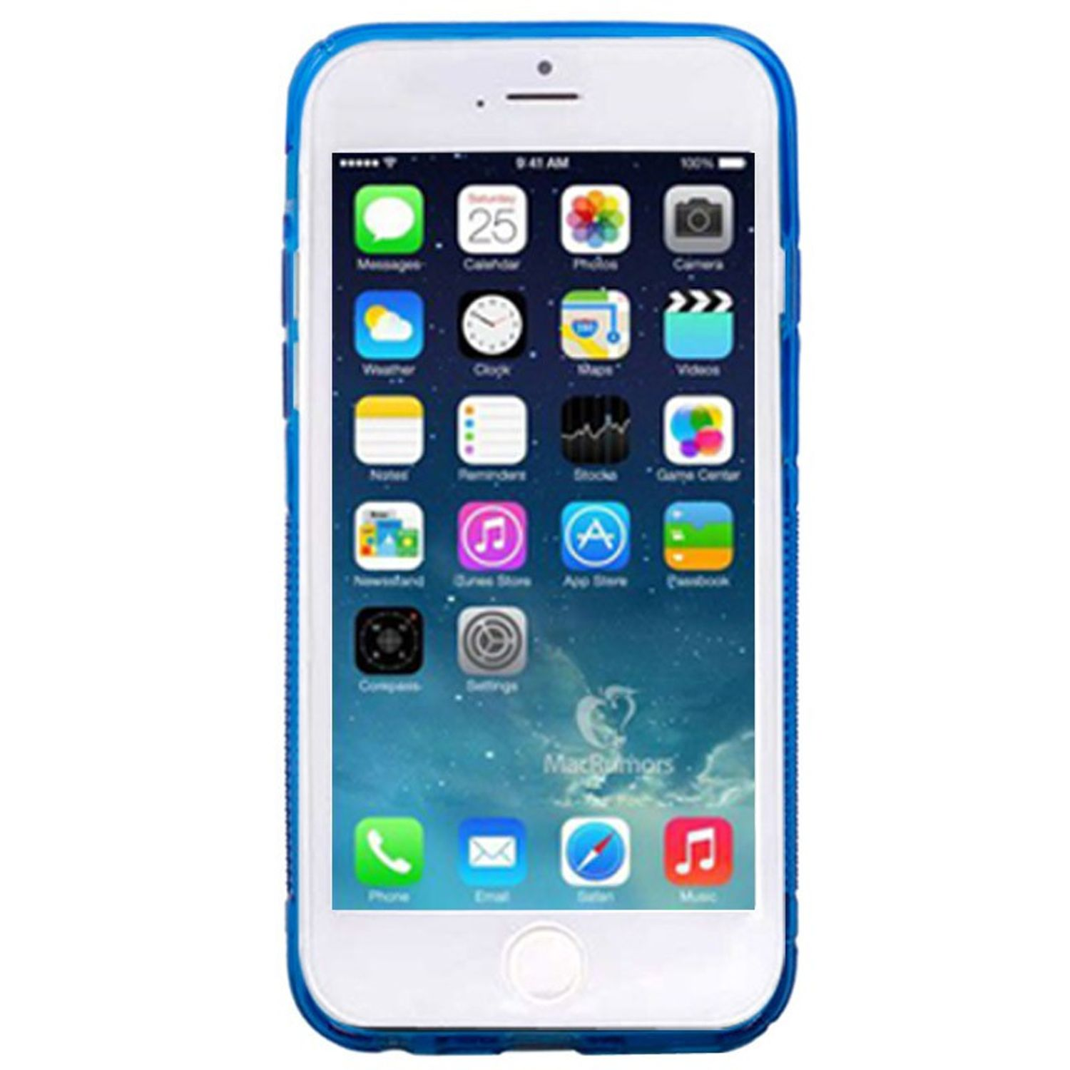 KÖNIG DESIGN Handyhülle, Blau 6s, iPhone 6 Backcover, Apple, 