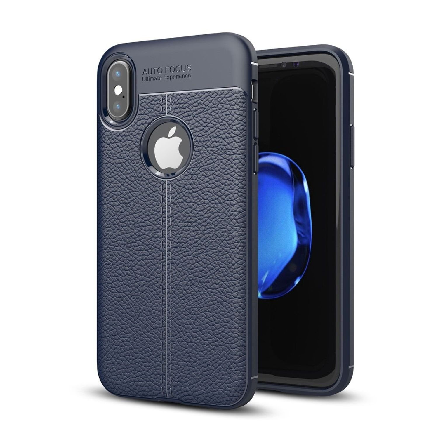 KÖNIG Apple, XS, iPhone Handyhülle, DESIGN Backcover, Blau