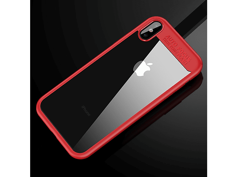 KÖNIG DESIGN Handyhülle, Backcover, Apple, iPhone XS, Rot | Backcover