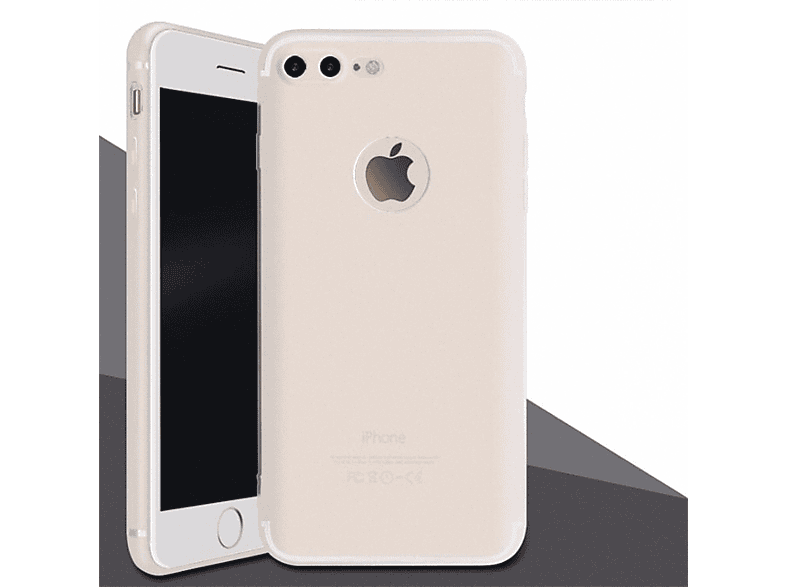 Backcover, Apple, KÖNIG Plus, Handyhülle, Transparent iPhone 8 DESIGN