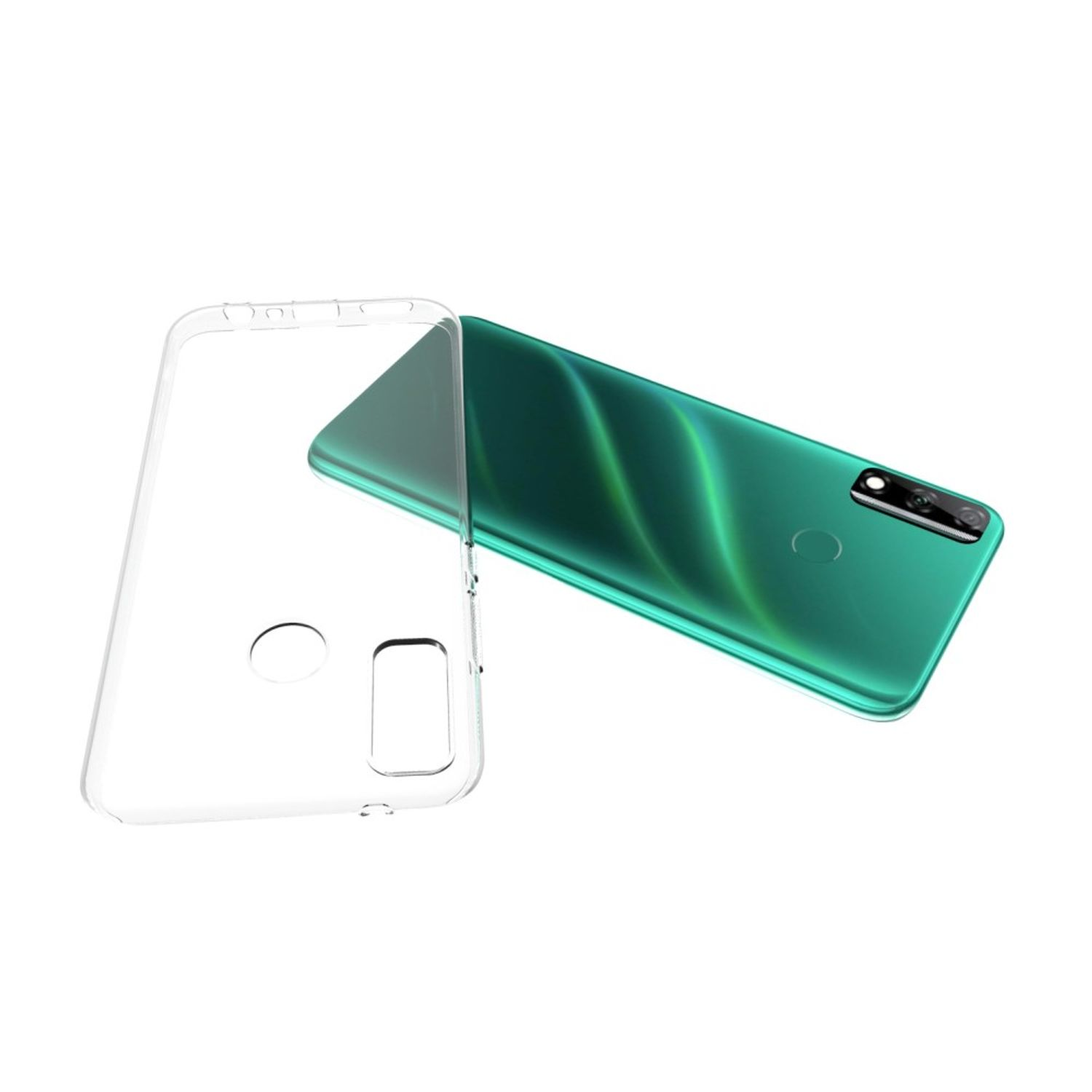 Telefon und transparente Hülle.