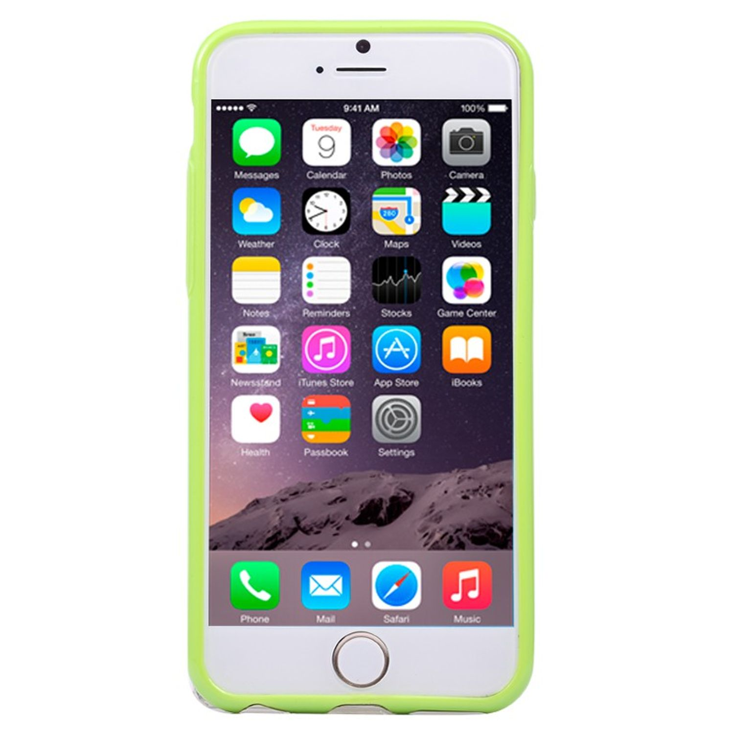 Backcover, Apple, KÖNIG DESIGN IPhone Handyhülle, 6s Plus Plus, 6 Grün /