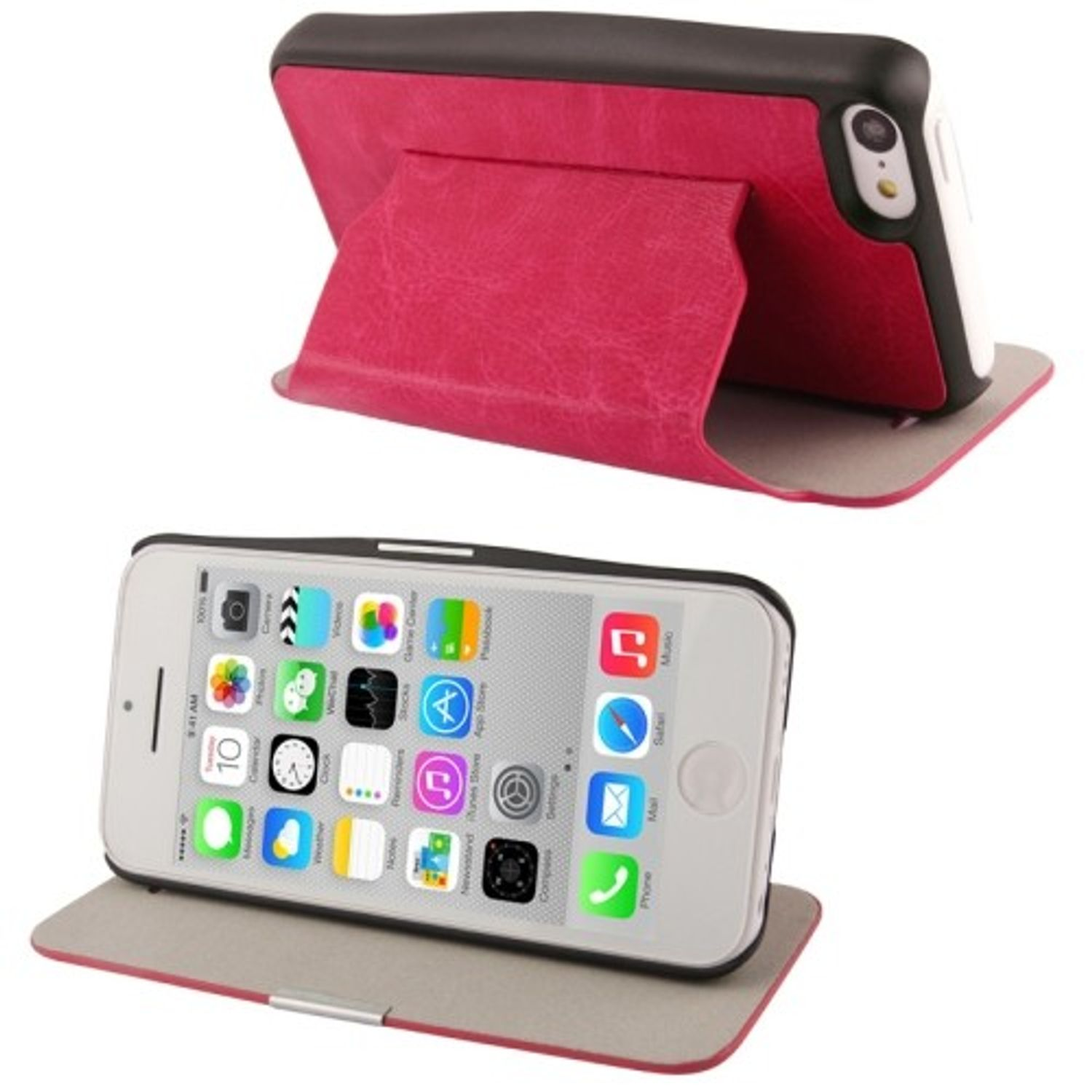 KÖNIG DESIGN Handyhülle, Backcover, Apple, Rosa iPhone 5c