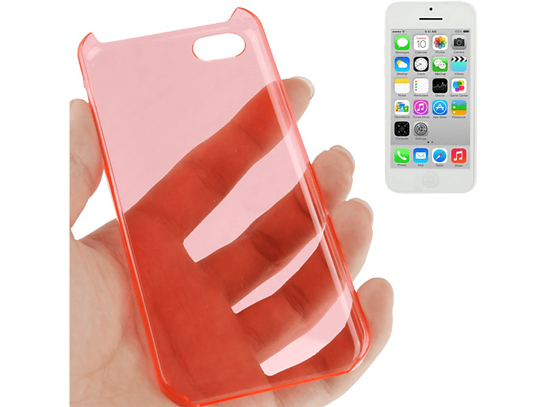 KÖNIG DESIGN Handyhülle, Backcover, Apple, iPhone 5c, Rot