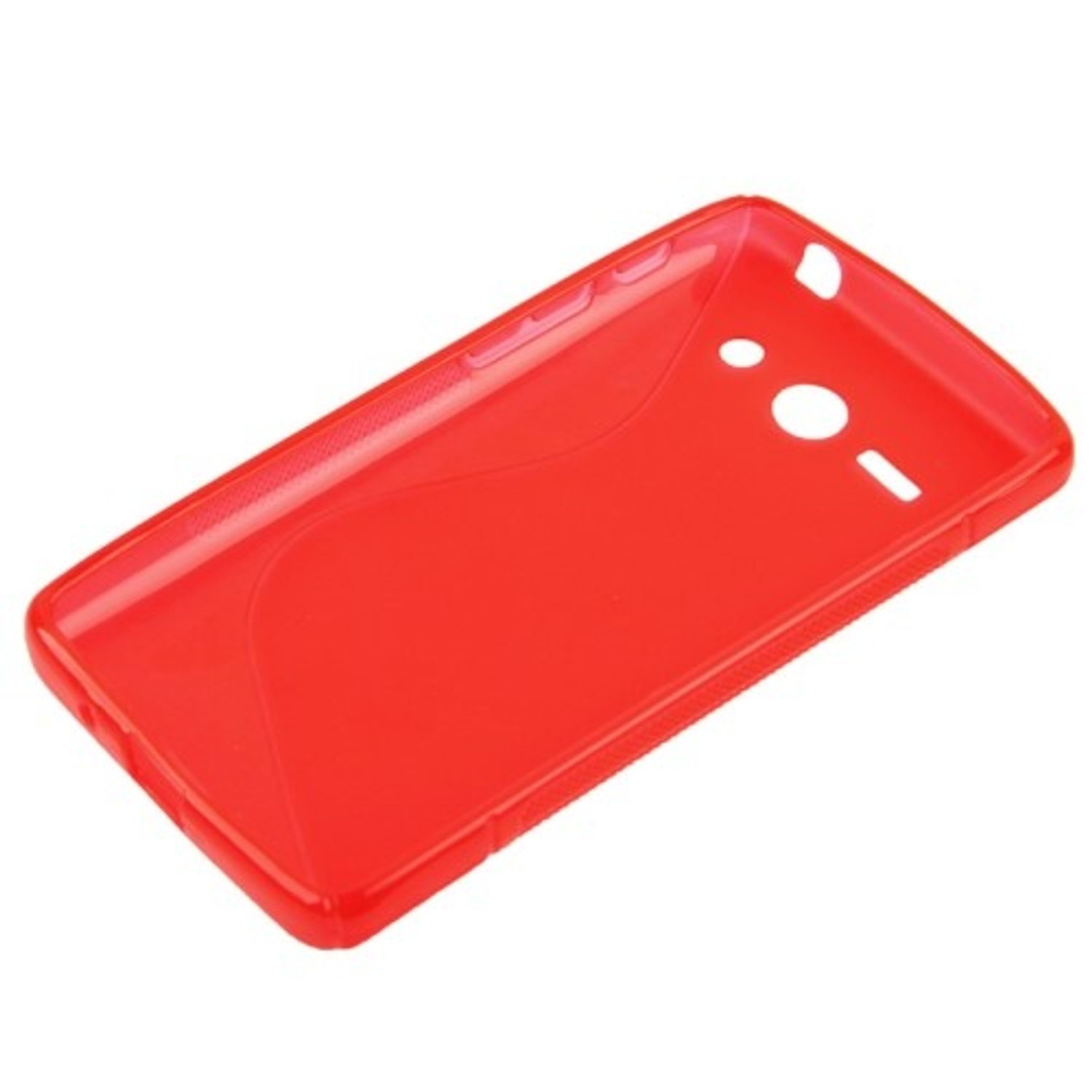 Huawei, Rot KÖNIG Ascend Backcover, DESIGN Y530, Handyhülle,