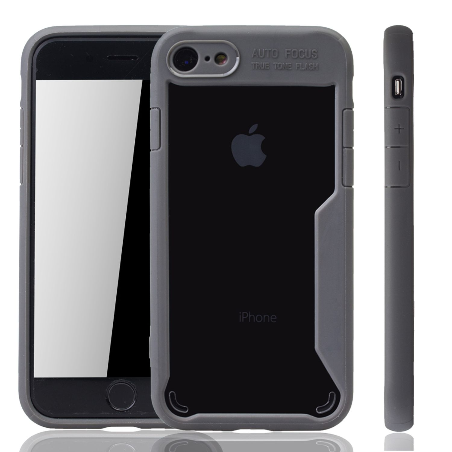 KÖNIG DESIGN Handyhülle, Backcover, Apple, SE Grau iPhone 2020