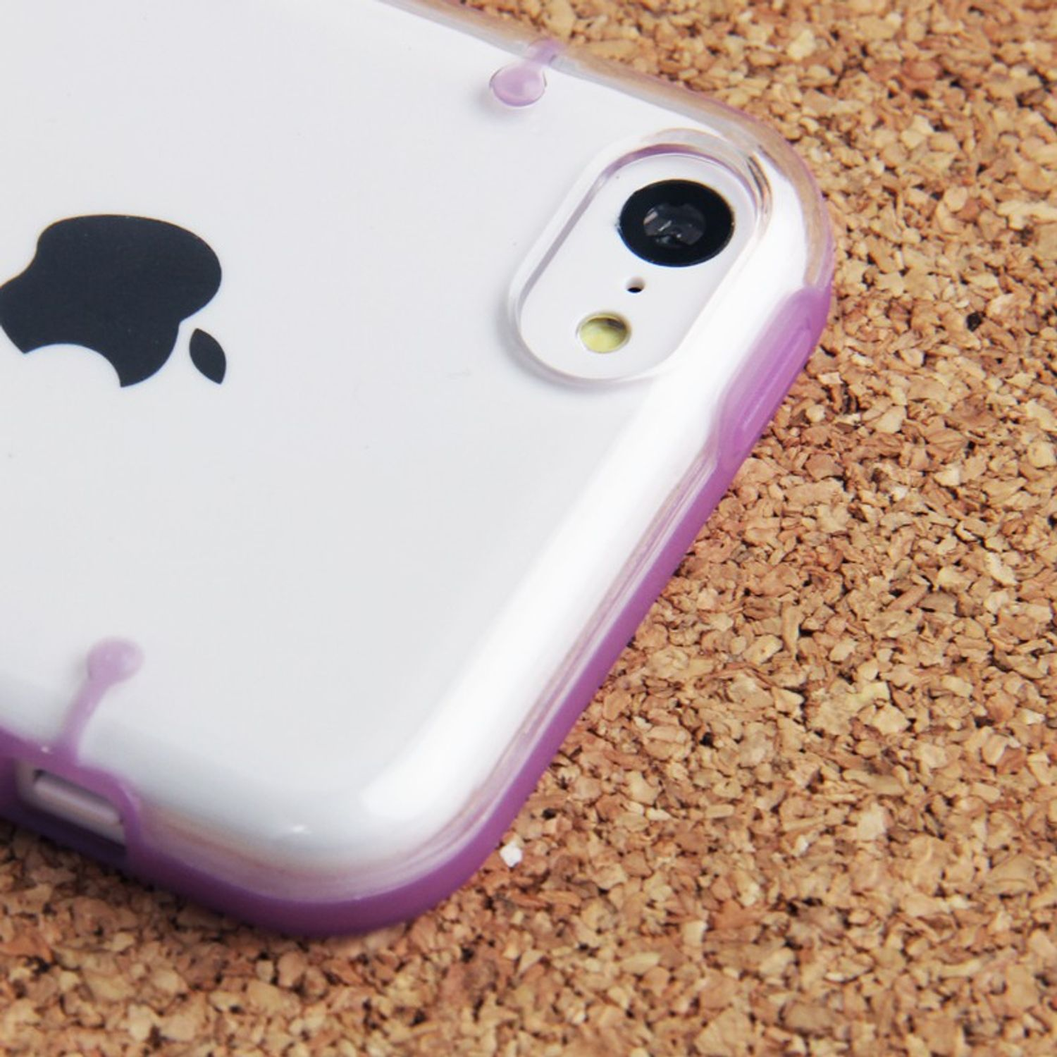 KÖNIG DESIGN iPhone Backcover, Apple, Violett Handyhülle, 5c